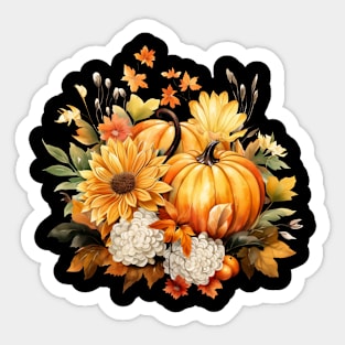 Fall composition Sticker